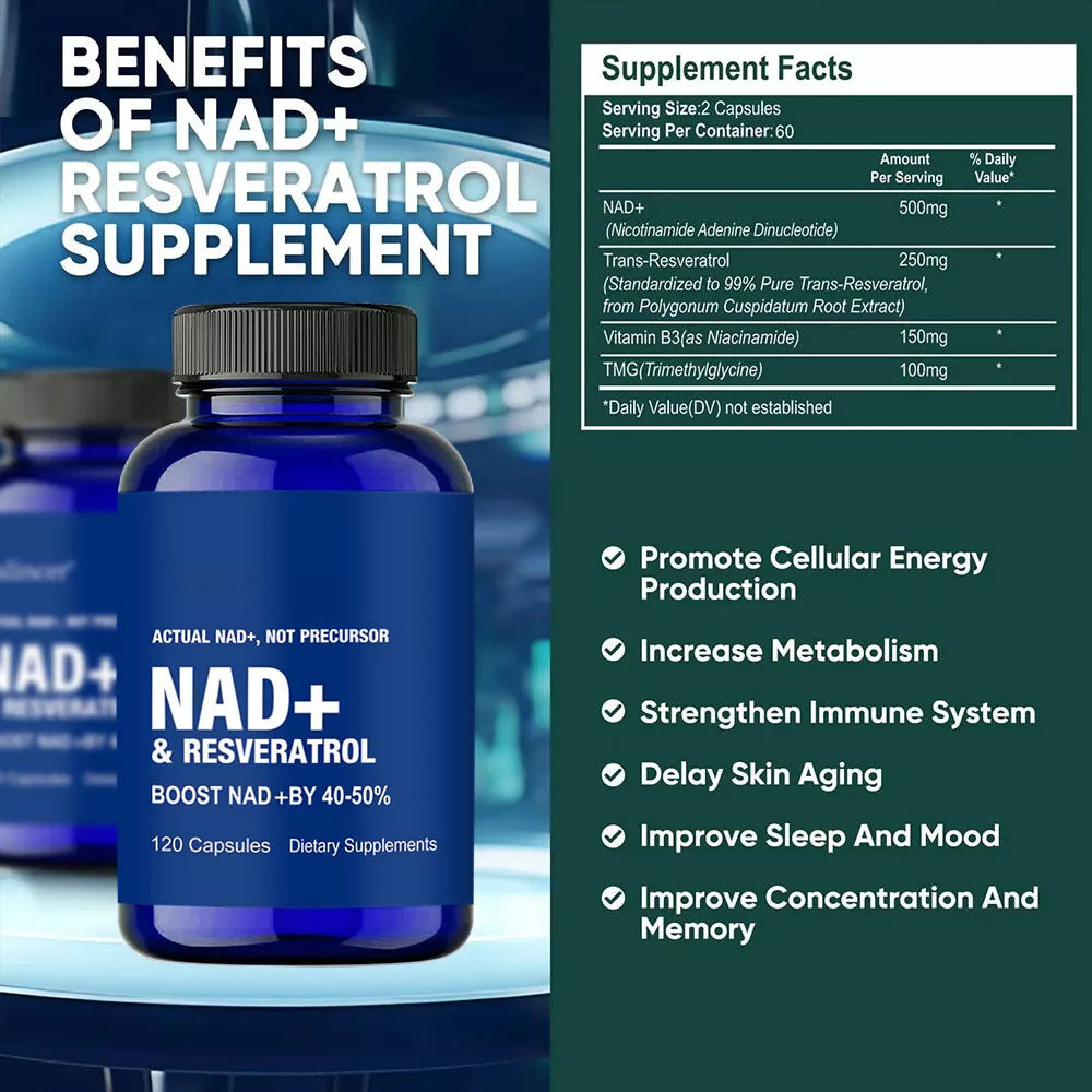 NAD+Resveratrol Supplement