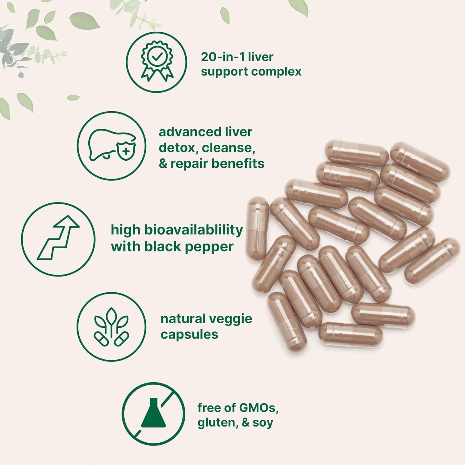 20 in 1 Liver Detox Capsules